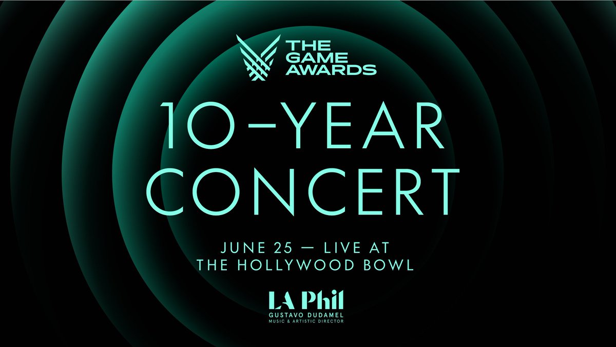 June 25 Hollywood Bowl The Game Awards: 10-Year Concert Featuring: 🎼Arcane 🎼Diablo 🎼Elden Ring 🎼Final Fantasy XVI 🎼God of War 🎼Hades 🎼Hogwarts Legacy 🎼League of Legends 🎼Marvel's Spider-Man 🎼Starfield 🎼Star Wars Jedi 🎼The Last of Us Tickets: