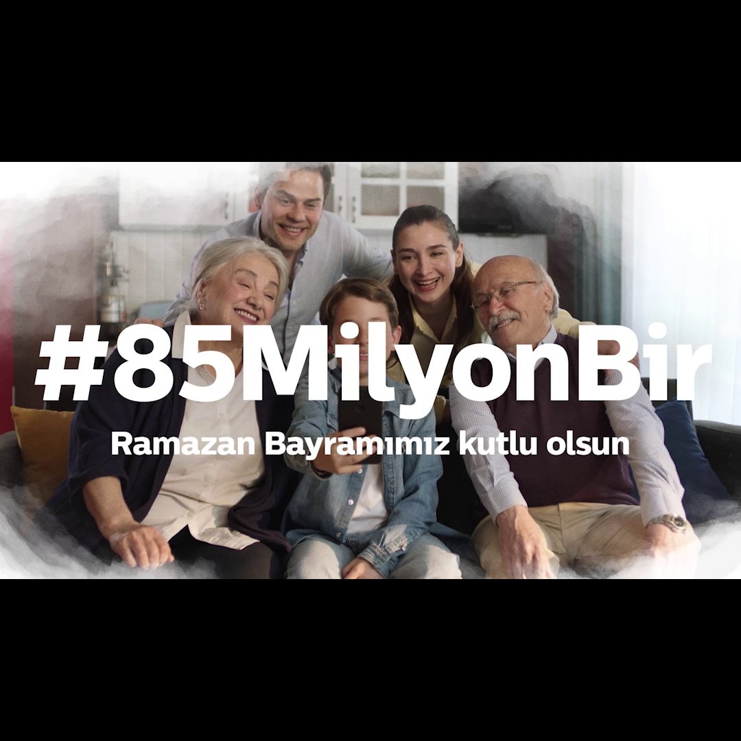 Bayramları bayram yapan birbirimize olan sevgimiz. Bu bayram da #85MilyonBir olsun, Ramazan Bayramımız kutlu olsun.