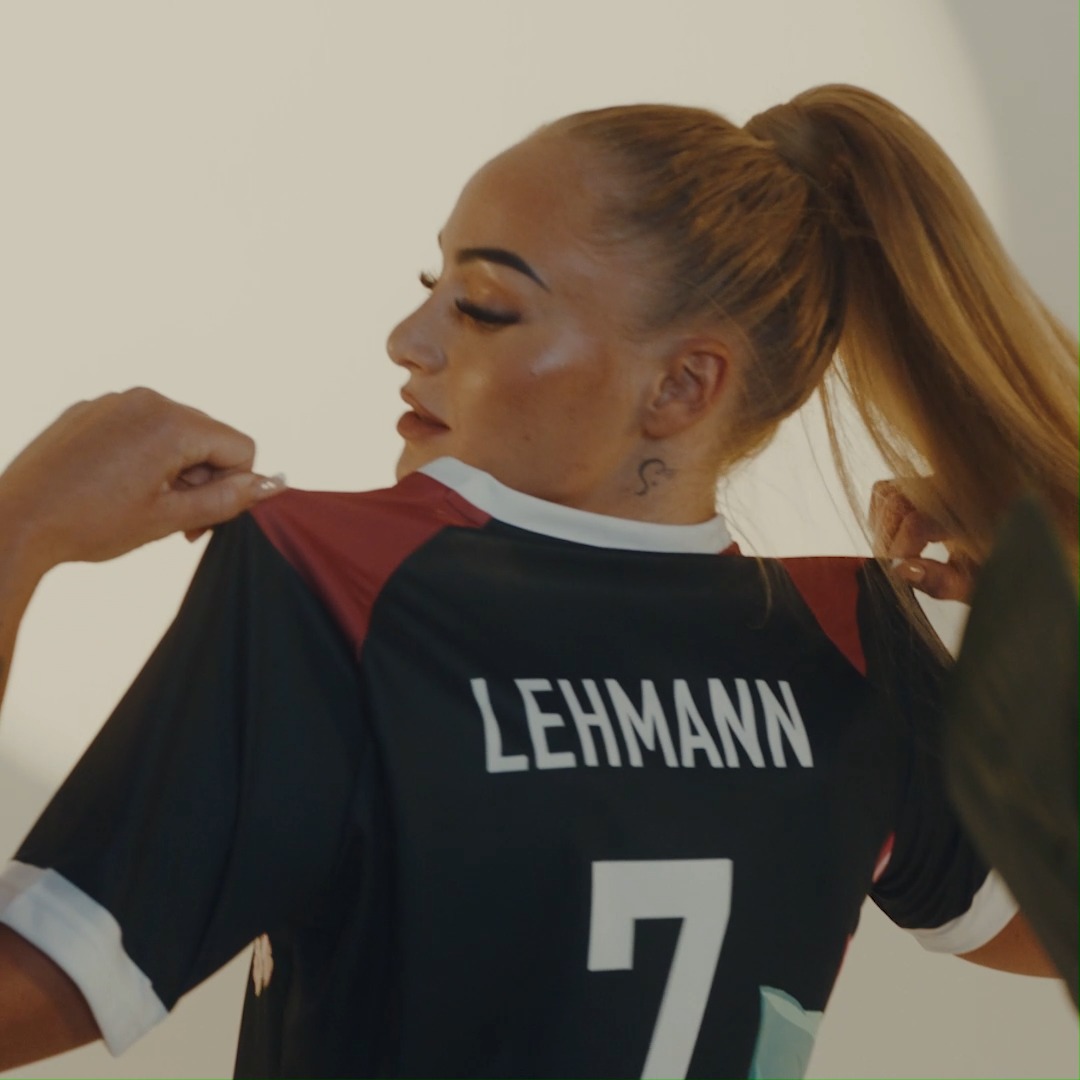 Her kit. Her story. 🌹 Get Alisha Lehmann's 'Brave Rose' kit in #FIFA23 now 🎮