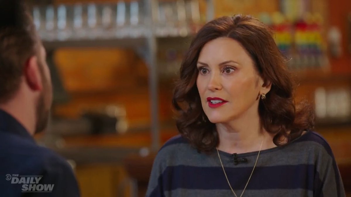 "We're trying to make Michigan a place where every business can thrive and every person has rights." Governor Gretchen Whitmer
