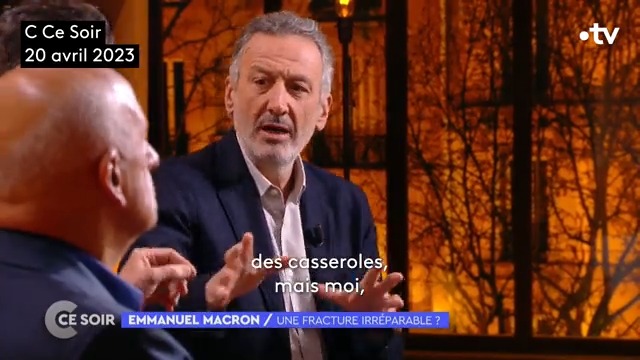 "Si juridiquement on commence à interdire les casseroles, c'est grave. C'est une dérive illibérale très forte de nos institutions" Sylvain Bourmeau La suite avec KARL OLIVE, jean-michel aphatie, Anne Rosencher, François Dosse et Nina Fleury-Panel ⏰À 22h35 sur @france5tv ➡️