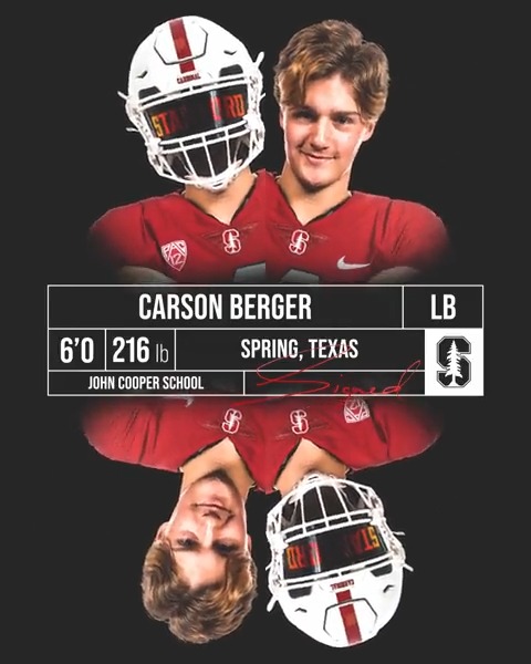 Welcome to The Farm, Carson Berger! #GoStanford