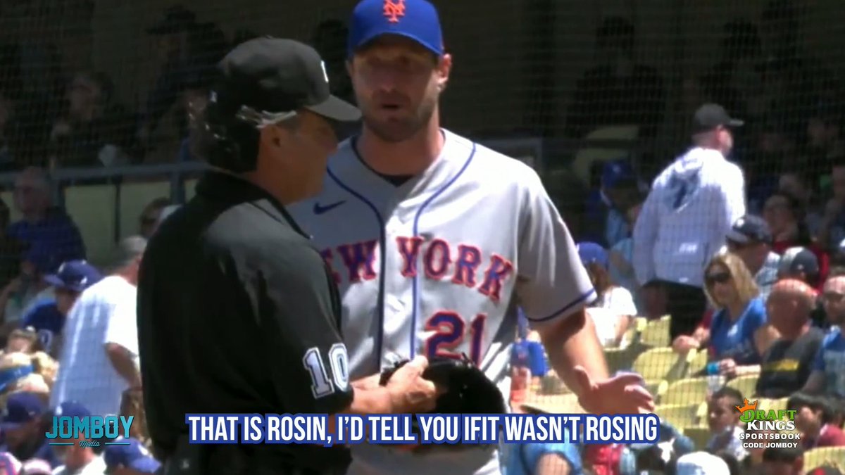 Max Scherzer ejected because his hands were too sticky, a breakdown