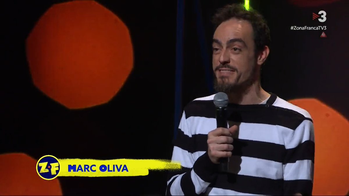👏🏻 Avui s'estrena a l'open mic del #ZonaFrancaTV3 🎤 en Marc Oliva! ▶️ 🔴