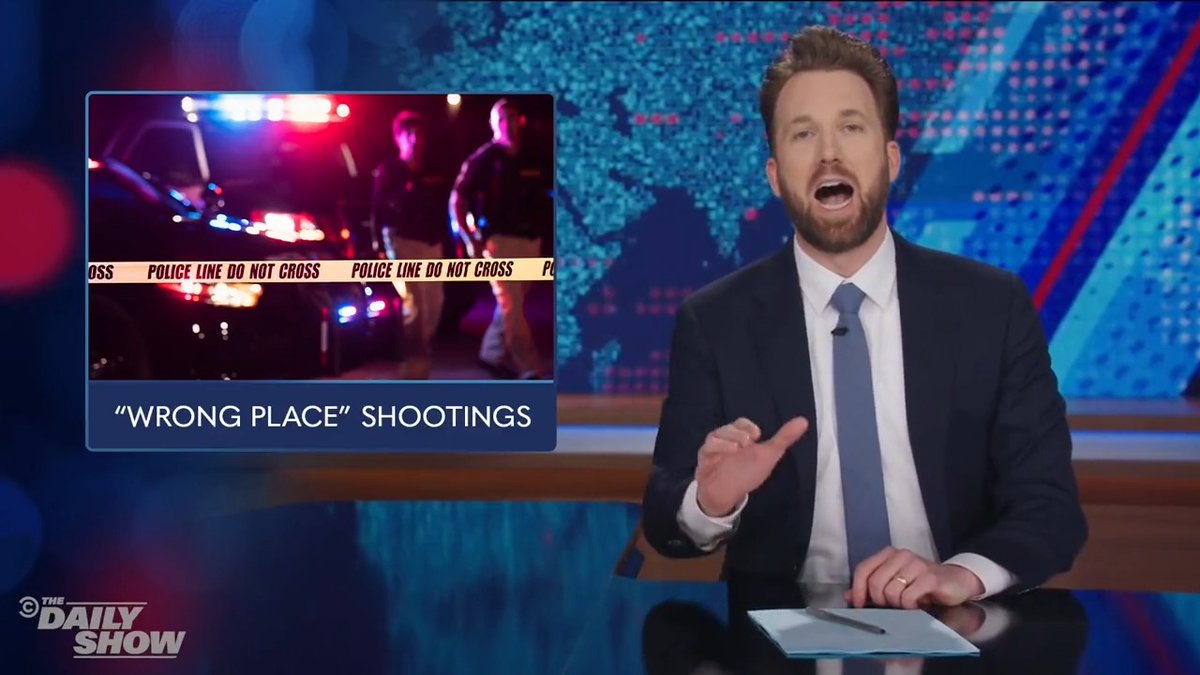 Anyone else seeing these stories about "wrong place" shootings feel like they're losing their goddamn minds? Jordan Klepper