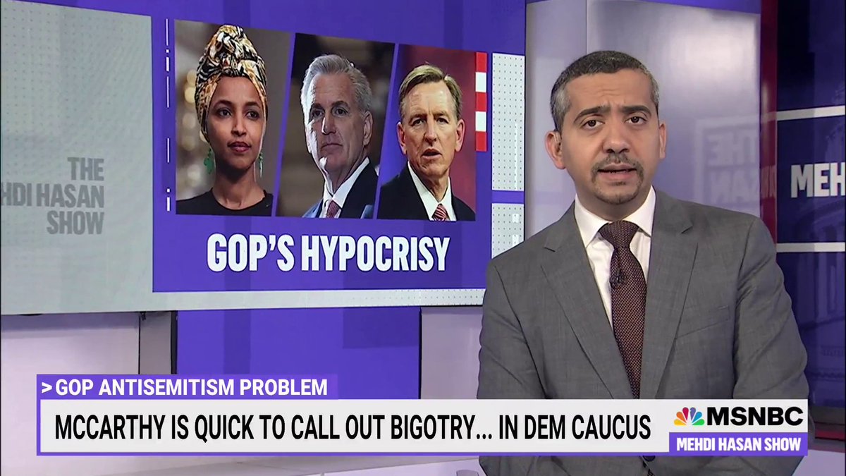 "There is no debate that Paul Gosar is antisemitic...the outage is the GOP's refusal to do anything about it & the failure of too many Democrats & too many in our 'liberal media' to hold them to account on it." My take on Rep. Gosar & "Jewish warmongers":