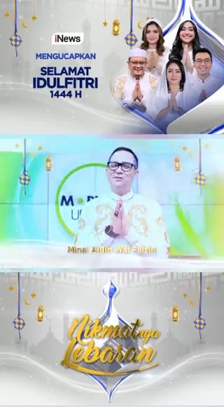 Selamat Idul Fitri 1444H bagi yang merayakan! Dari iNews gede satria @anishadasuki @apriliannitaputri arlista hadhi putri.hadhi @haifanafisa @superfadli Tio Nugroho @aldihirawan #inews #MNCGROUP #lebaran #idulfitri1444h #idulfitri2023 #pulangkampung #spesiallebaran
