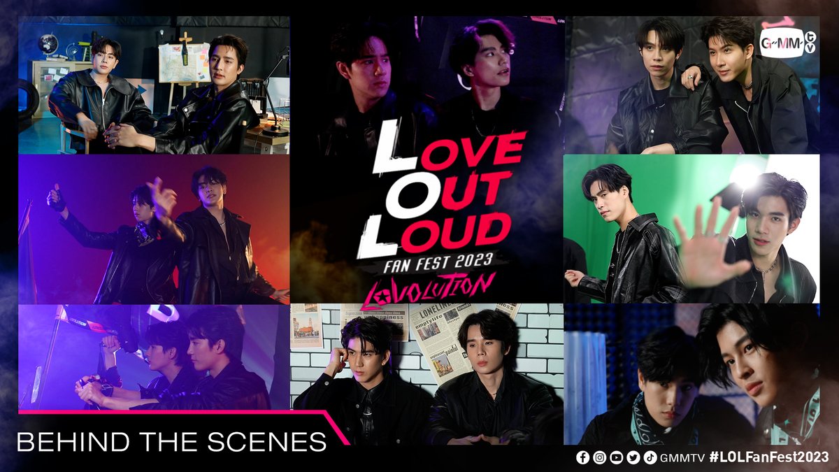 [Behind the scenes] LOVE OUT LOUD FAN FEST 2023 : LOVOLUTION 📍 24 June 2023 | Royal Paragon Hall Tickets on sale : 29 April 2023 | 10 a.m. at Thaiticketmajor 🔗 MORE INFORMATION : #LOLFanFest2023 #GMMTV