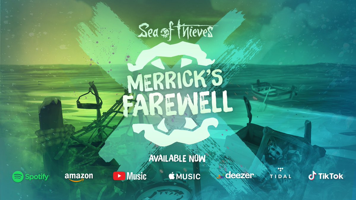 Pay respects to the famed fisherman, Megalodon hunter and hero with our latest musical release, 'Merrick's Farewell'. This solemn rendition of a certain summoning shanty is available to stream and buy now on your platform of choice. 🎶