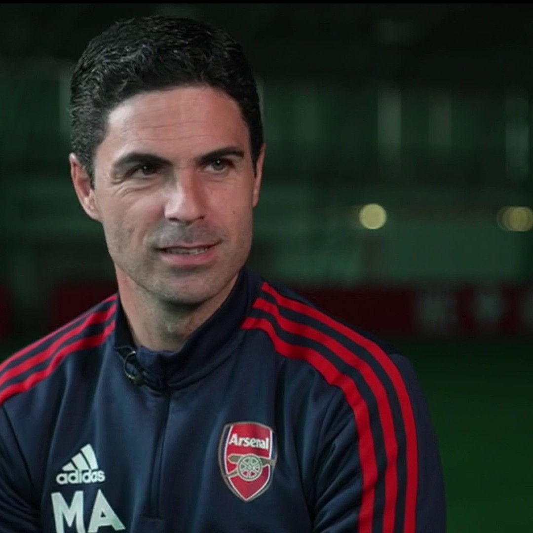 "I could not wait to get up off my bed, to come here to work!" 🔴 It's fair to say Arsenal boss Mikel Arteta LOVES his job...😅