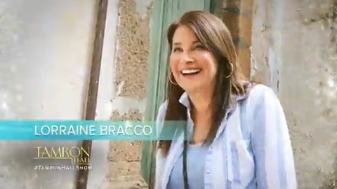 On the next Tamron Hall Show, actress Lorraine Bracco is back with the Tam Fam. She was renovating a 200 year old Italian villa, and you won't believe what it looks like now! #LetsTalkAboutIt