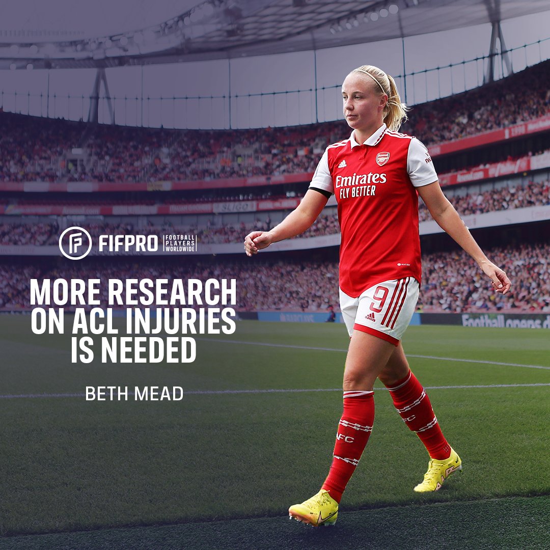 As news of Leah Williamson's World-Cup-ending ACL injury breaks, the words of her England team-mate @BMeado9 have never rung truer. More. Research. Needed.