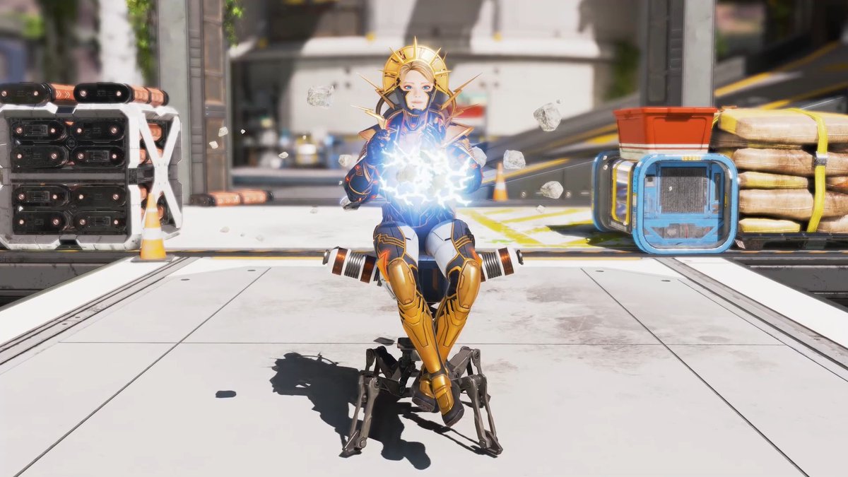 Your adversaries are in for a shock with Solar Static Wattson ⚡ Take the arena by storm with this skin and more during the Veiled Collection Event, starting April 25.