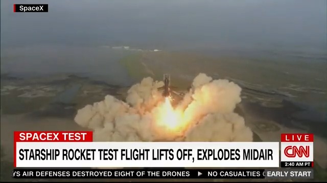 SpaceX’s Starship, the most powerful rocket ever built, took off from a launchpad in South Texas on Thursday but exploded midair before stage separation