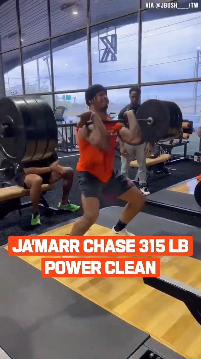 .Ja’MarrChase making big numbers look easy 😤 (via J.Bush CSCS, USAW, PES, USTFCCCA)