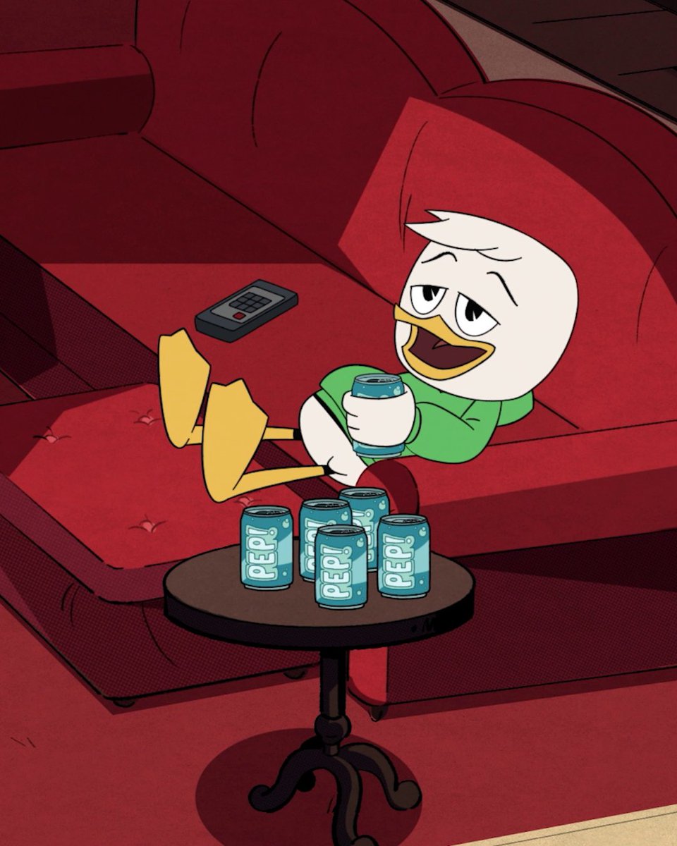 Watching TV all day? Louie is us on a day off fr 😲 #DuckTales