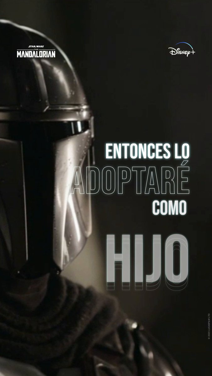 Din Grogu y Din Djarin, oficialmente padre e hijo 🥹 #TheMandalorian, todos los episodios disponibles, solo en Disney+ Latinoamérica.
