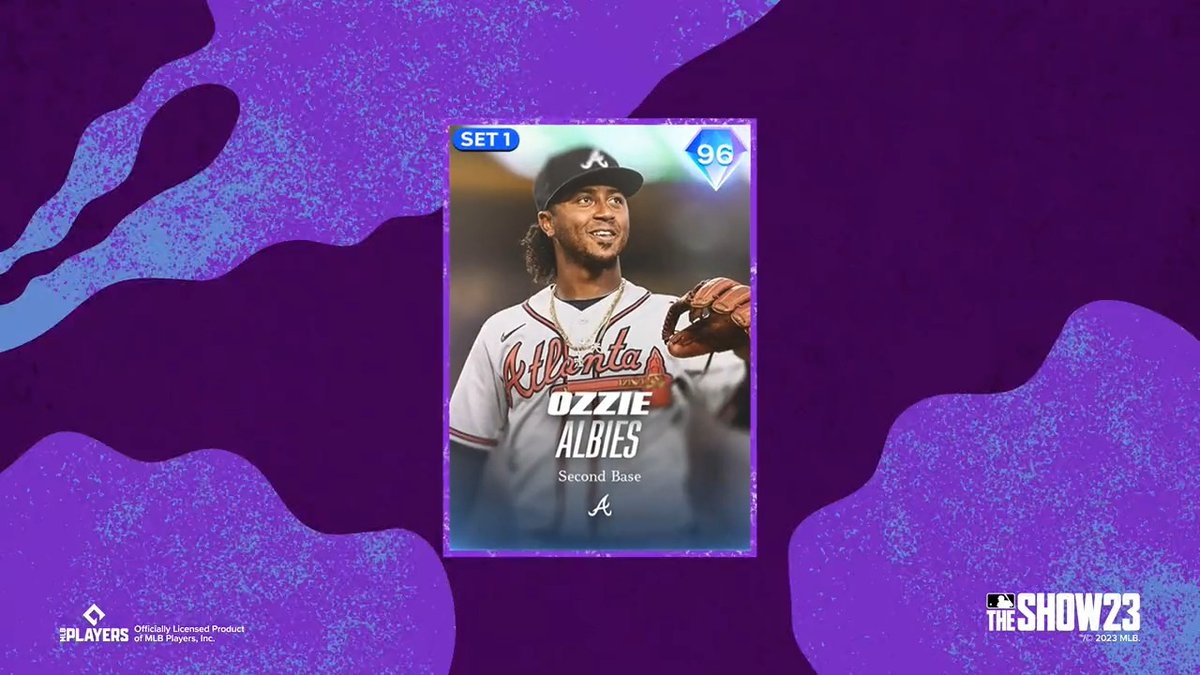 Charisma Series OzzieAlbies is here! Start playing #MLBTheShow 23 now and add him to your squad! 😎
