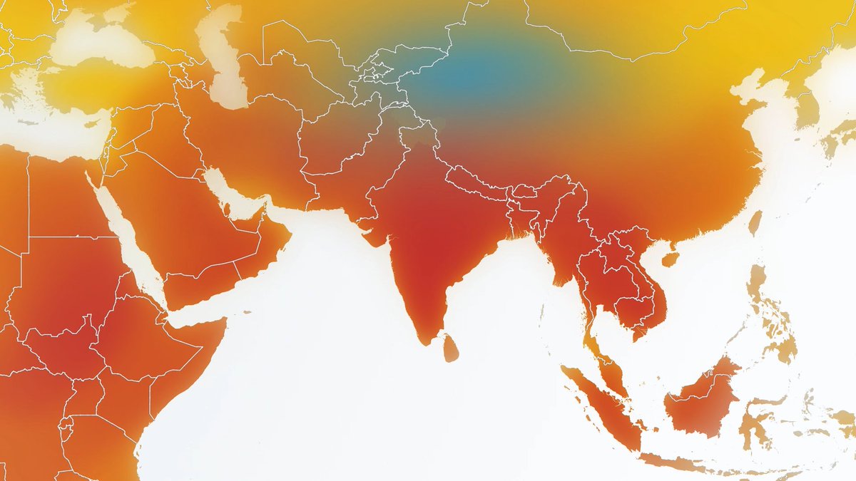 Asia is witnessing a "monster" heatwave as a dozen countries report record temperatures.