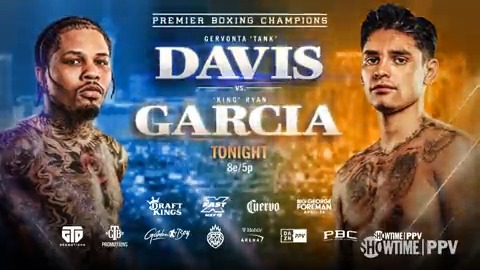 The fight we’ve all been waiting for 👊 #DavisGarcia tonight LIVE on PPV.