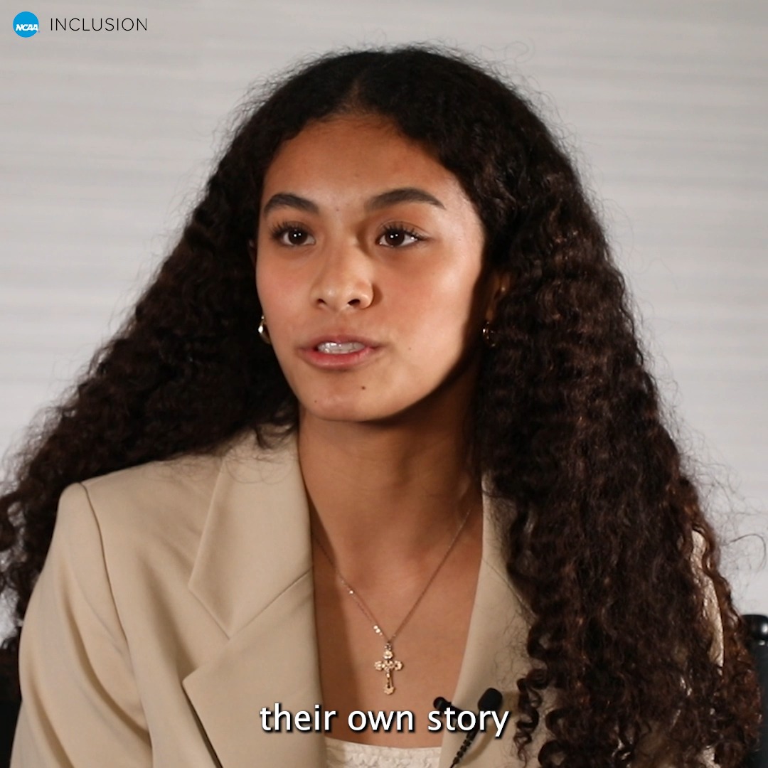 "Everybody has their own story." ALAIYAH SAN JUAN of Dominican Athletics discusses how the NCAA Inclusion Forum can help improve diversity, equity, inclusion, and belonging efforts. #NCAAInclusion | NCAA Division II