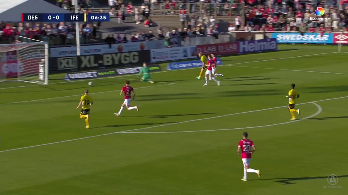 Sveinn Aron Gudjohnsen ger bortalaget ledningen! 1-0 IF Elfsborg på Stora Valla 🟡