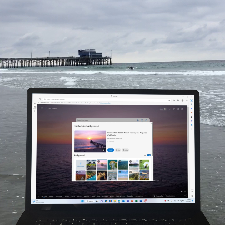 sustainable trips this Earth Day via your homepage backgrounds