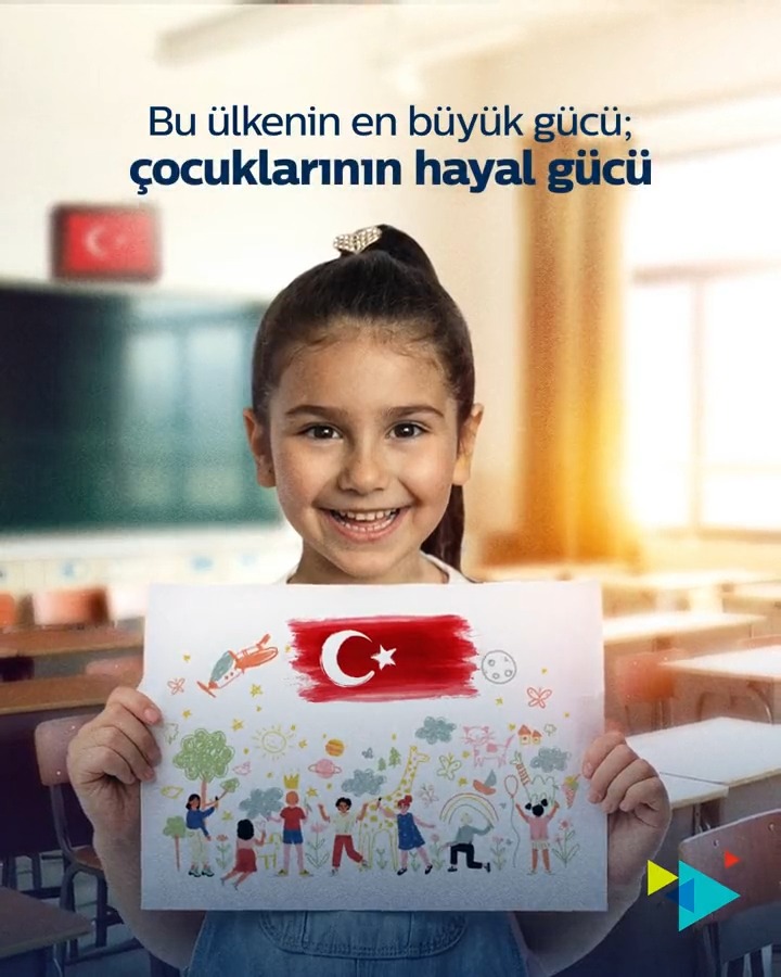 Bugünün çocukları büyüyecek, bu güzel ülkeyi daha da ileri götürecek. Ulu Önder Mustafa Kemal Atatürk'ün tüm dünya çocuklarına armağanı 23 Nisan Ulusal Egemenlik ve Çocuk Bayramımız kutlu olsun!