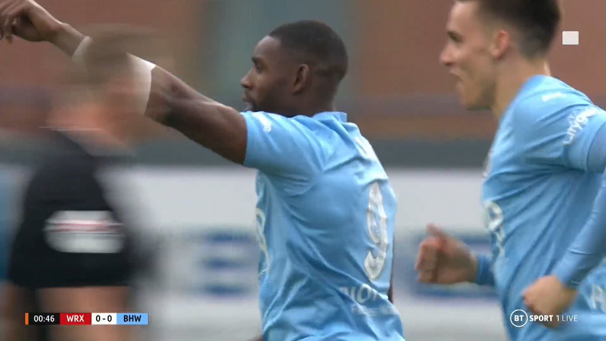 SILENCED 😳 Boreham Wood FC's Lee Ndlovu scores after just 1 minute to derail the Wrexham AFC party 💥
