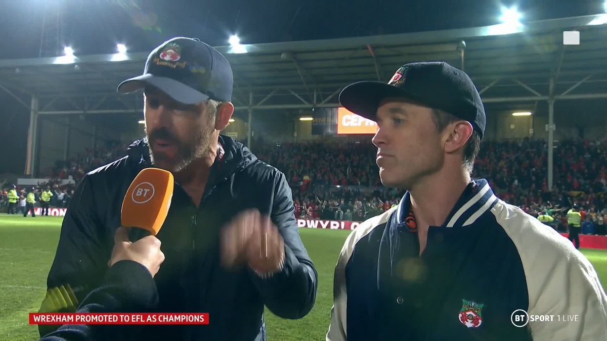 "Why Wrexham? This is exactly why Wrexham!" "Paul Mullin is one of the greatest football players in the world!" Ryan Reynolds and Rob Mac react to Wrexham AFC's return to the Football League 🥳