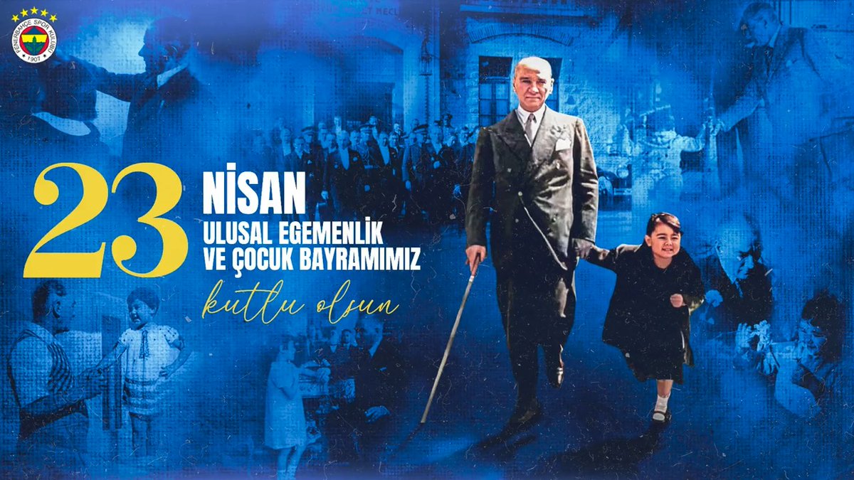 🇹🇷 Ulu Önderimiz Gazi Mustafa Kemal Atatürk tarafından dünya çocuklarına armağan edilen #23Nisan Ulusal Egemenlik ve Çocuk Bayramımız kutlu olsun!