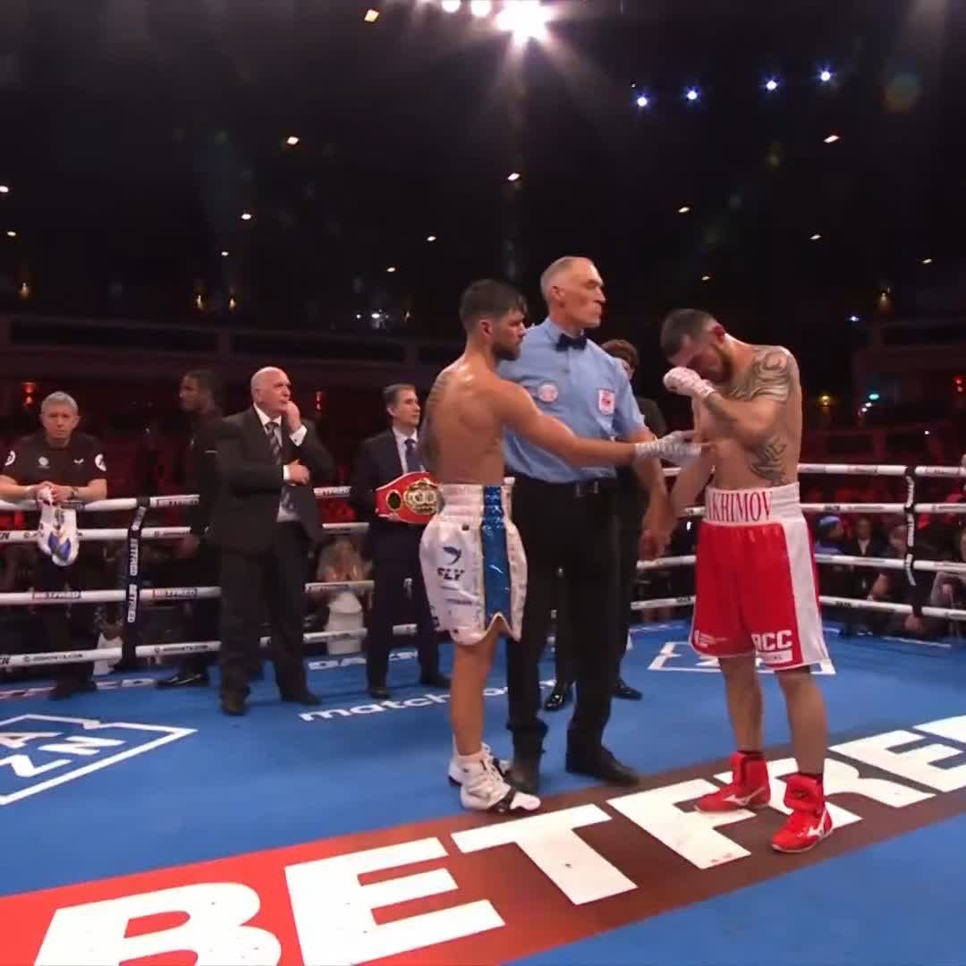 ✌️ TWO-TIME WORLD CHAMP! 👑 @JoeCordina_91 decisions Shavkat Rakhimov to win back the IBF World Super-Featherweight Title! 📝 115-112, 114-113, 111-116 #RakhimovCordina