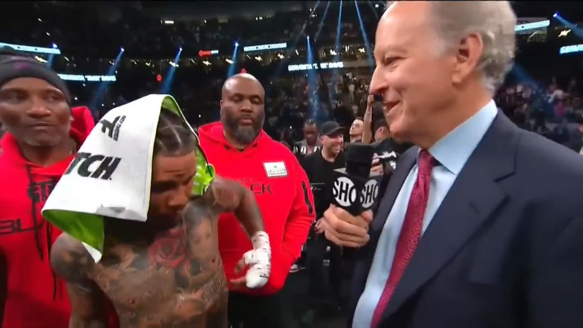 "The job doesn't stop till I retire." More work to do for the new 👑 Gervonta Davis | #DavisGarcia
