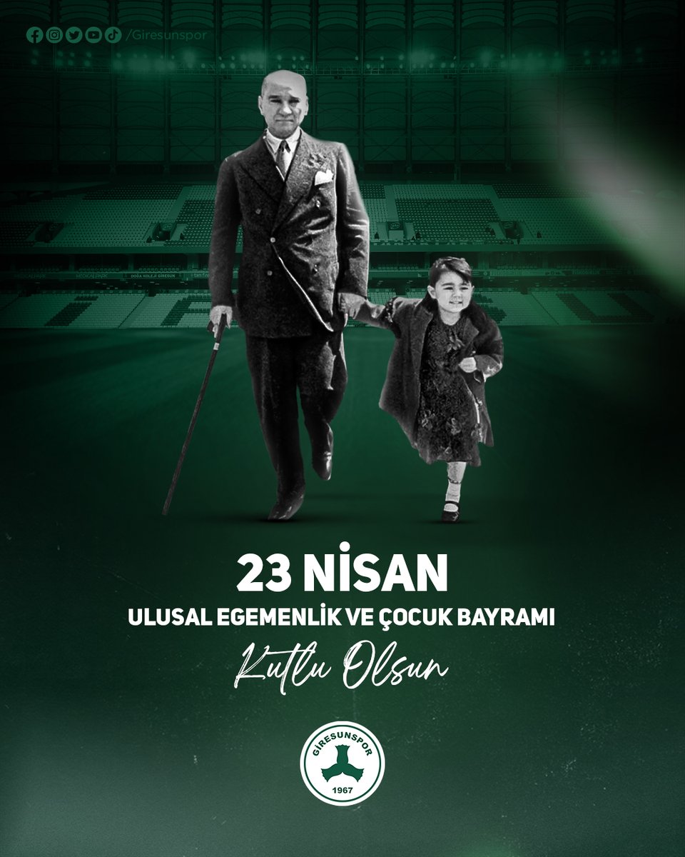 🇹🇷 Ulu Önderimiz Gazi Mustafa Kemal Atatürk'ün dünya çocuklarına armağanı 23 Nisan Ulusal Egemenlik ve Çocuk Bayramı kutlu olsun!