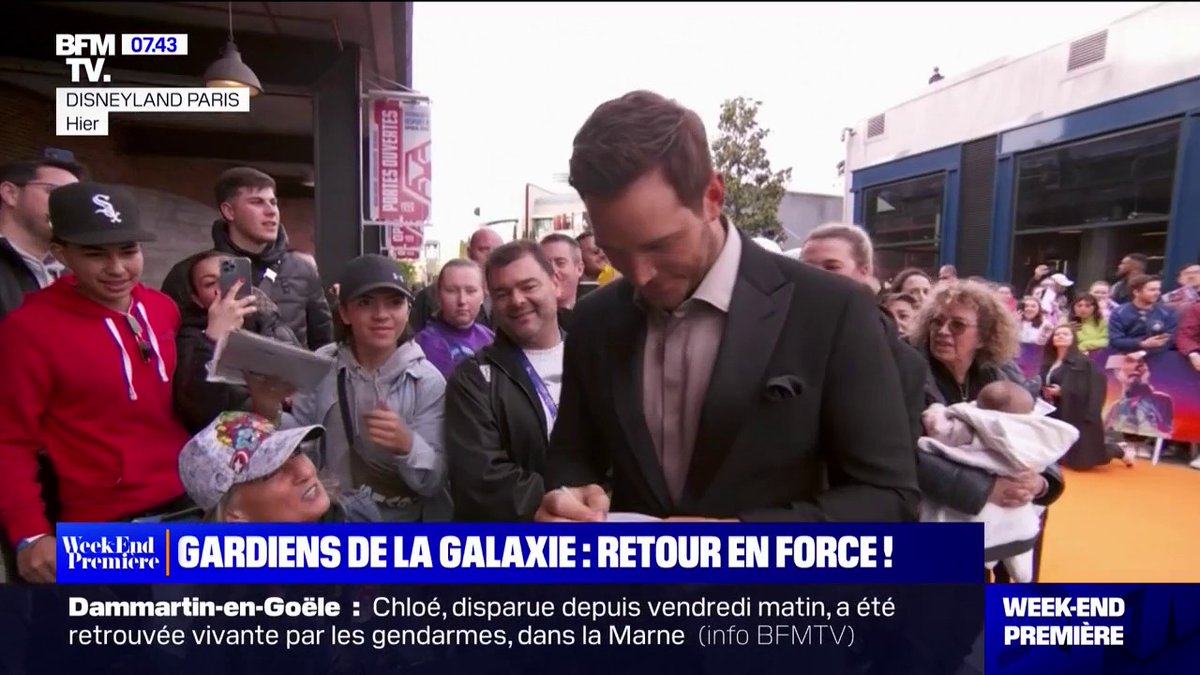 Les "Gardiens de la Galaxie" se sont arrêtés en France pour l'avant-première européenne du troisième film de la franchise