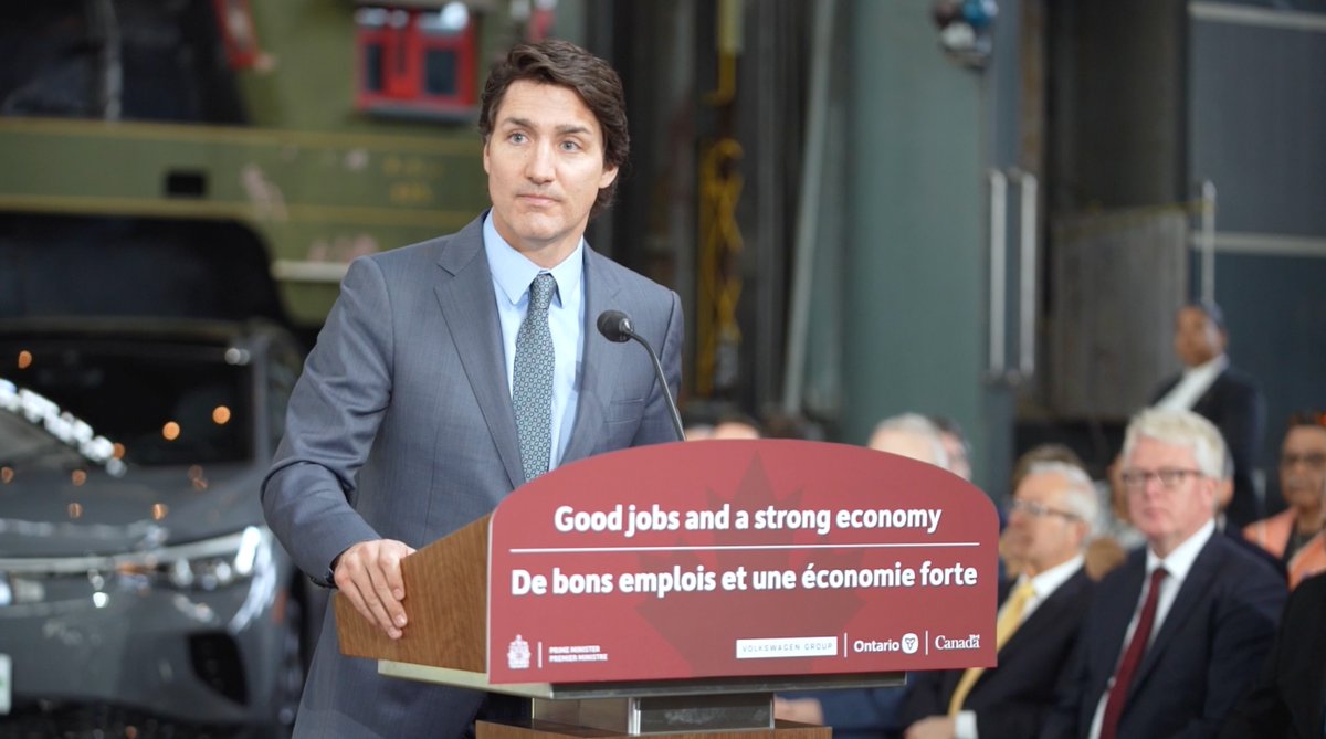 Confident countries invest in their workers. Confident countries invest in their future. And by securing the deal for Volkswagen’s massive electric vehicle battery factory in St. Thomas, that’s exactly what we’re doing.