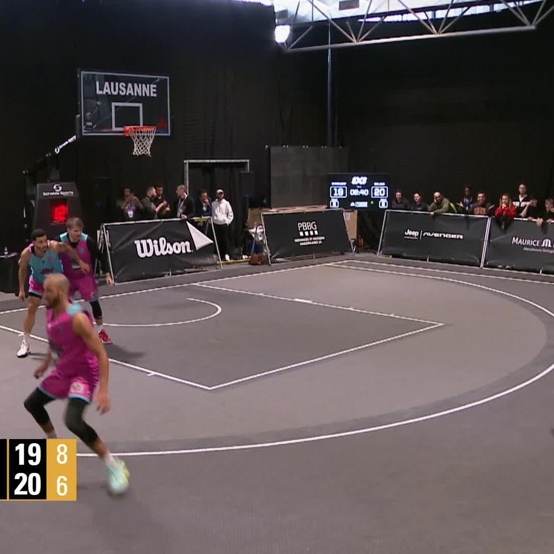 TOUGH bucket inside FTW!🏆 San Juan are the 3x3 Lausanne SuperQuest Champions!🎊🥇 #3x3SQLausanne #3x3SQ