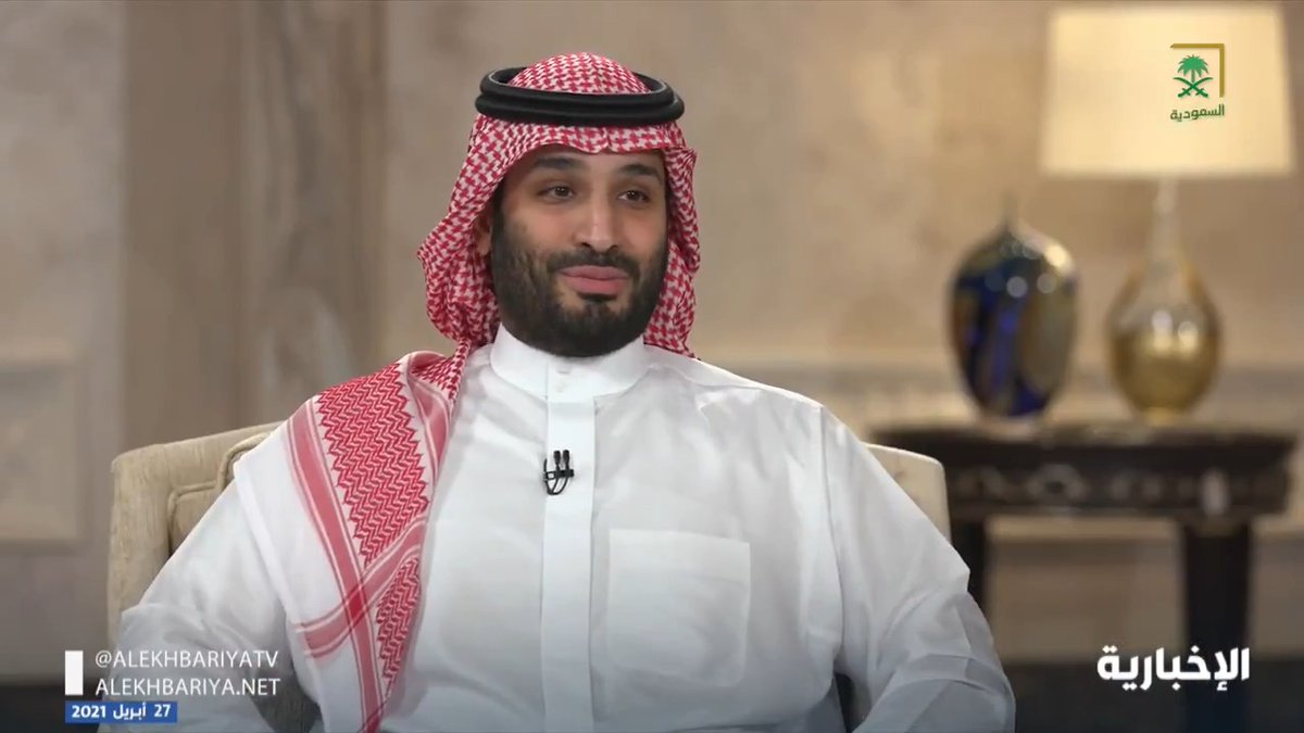 ولي العهد الأمير محمد بن سلمان بن عبدالعزيز : " أعظم ما تمتلكه المملكة لتحقيق النجاح، هو المواطن السعودي ". 🇸🇦🇸🇦