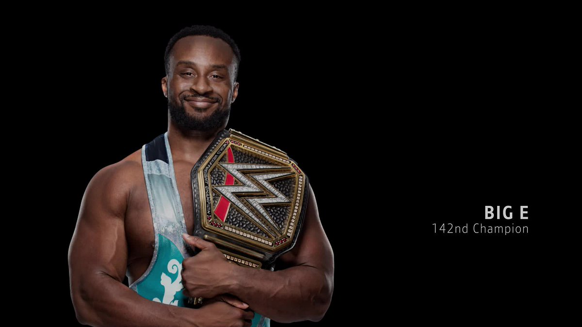 Every WWE champion in its 60 year history... I would love if they showed us this video of all the champions before every WWE title match.