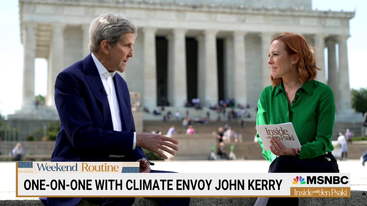 “We still have a lot of work to do. We're just not at the pace, size, scope and scale we need to be to meet the goal of keeping the earth's temperature increase limited to 1.5 degrees Celsius.” John Kerry on rebuilding trust in U.S. on climate post-Trump