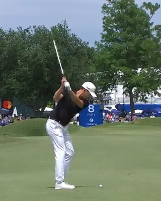 How did this NOT go in? @Schwab_Matth nearly holes out for eagle Zurich Classic.