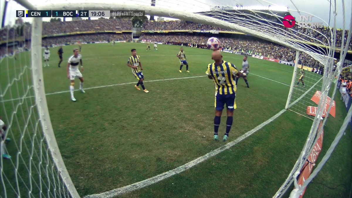 EMPATÓ BOCA 🔵🟡🔵 Martín Payero apareció en el área y de cabeza puso el 1-1 del Xeneize ante Rosario Central #LPFxTNTSports