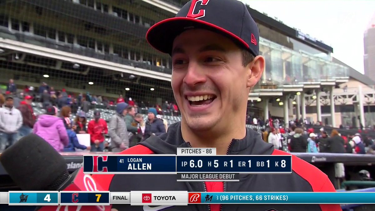 Was he nervous at all? What helped him settle in? Who gave him the best advice? Who's getting the ball from his first strikeout? Logan Allen joins Andre Knott to reflect on his unforgettable MLB debut. #ForTheLand | Cleveland Guardians