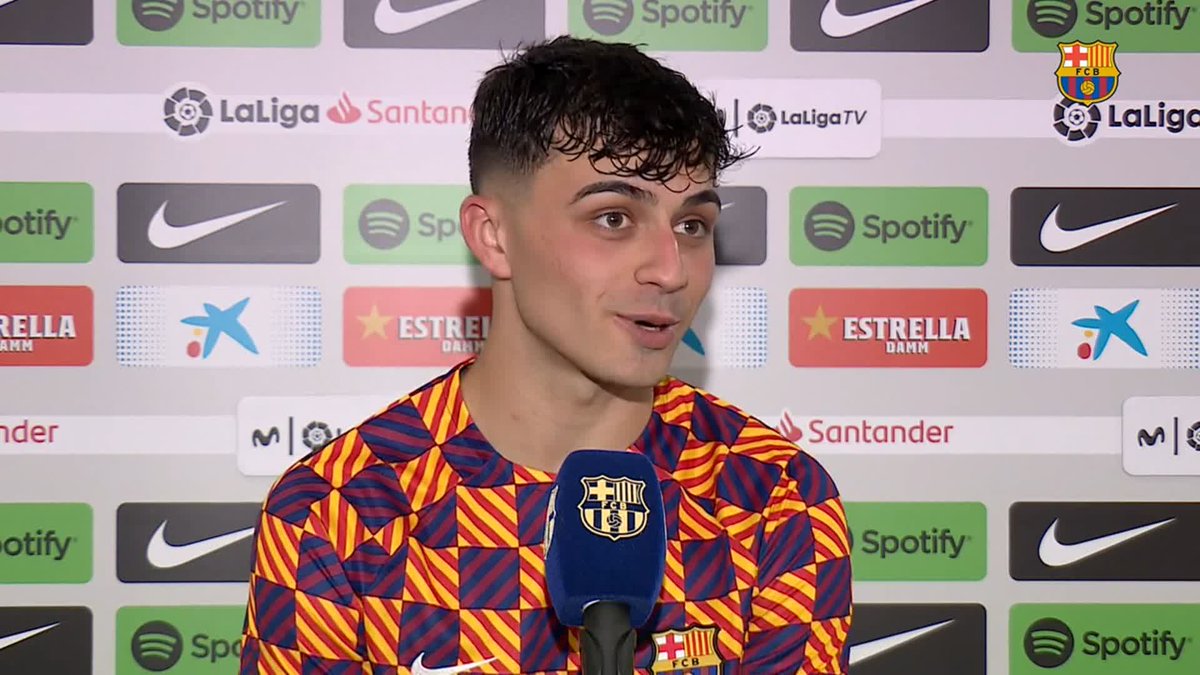 🎙️ PEDRI: "It's good to be back out there."