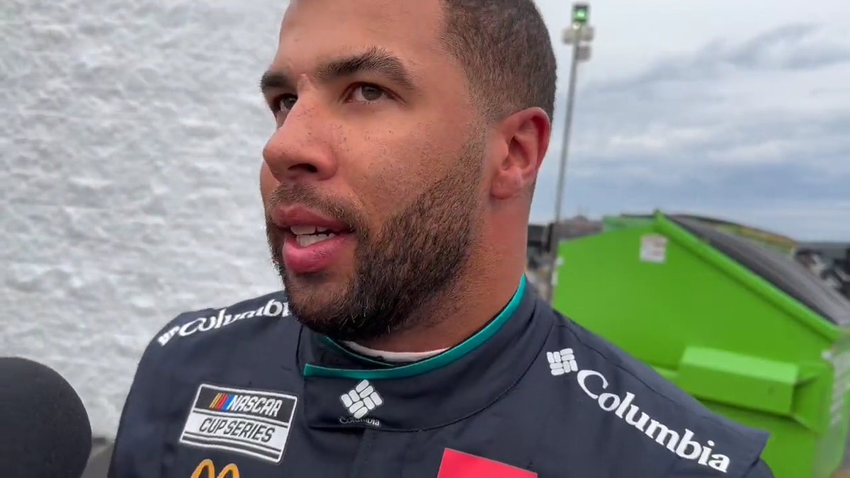 "I caused that one ... Not the 12's fault at all."- Bubba Wallace talks about the incident with Ryan Blaney coming to the finish at Talladega.