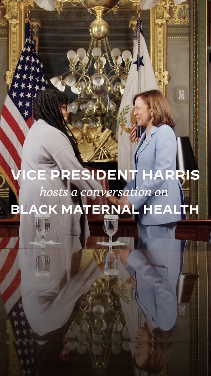 In honor of Black Maternal Health Week, Vice President Harris met with Chanel, a doula, to discuss about the critical role doulas play in improving maternal health outcomes.