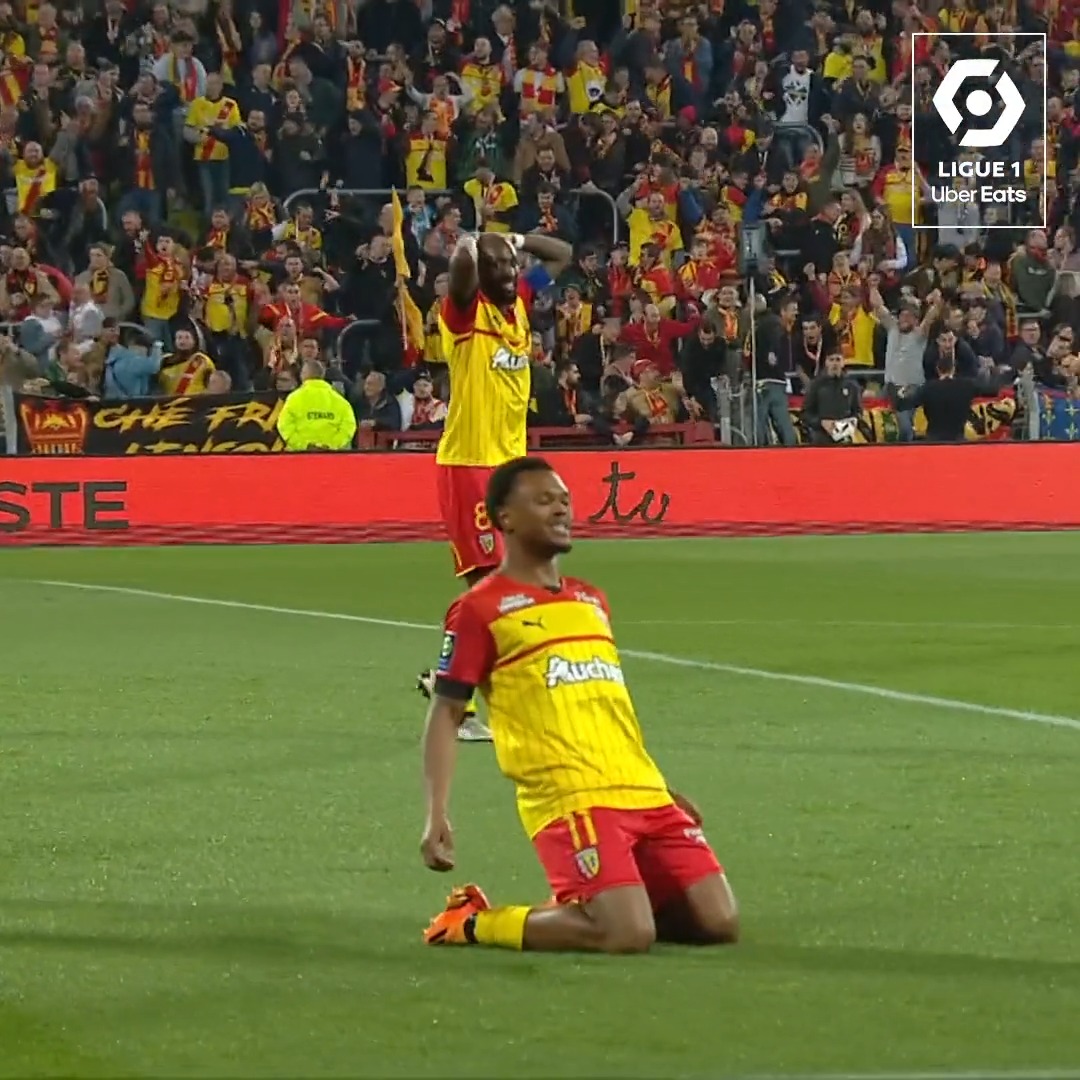 🇧🇪✨ Loïs Openda (23) has been balling out this season! Here's the 2 goals + 1 assist he registered vs Monaco on Saturday. (Ligue 1 English)