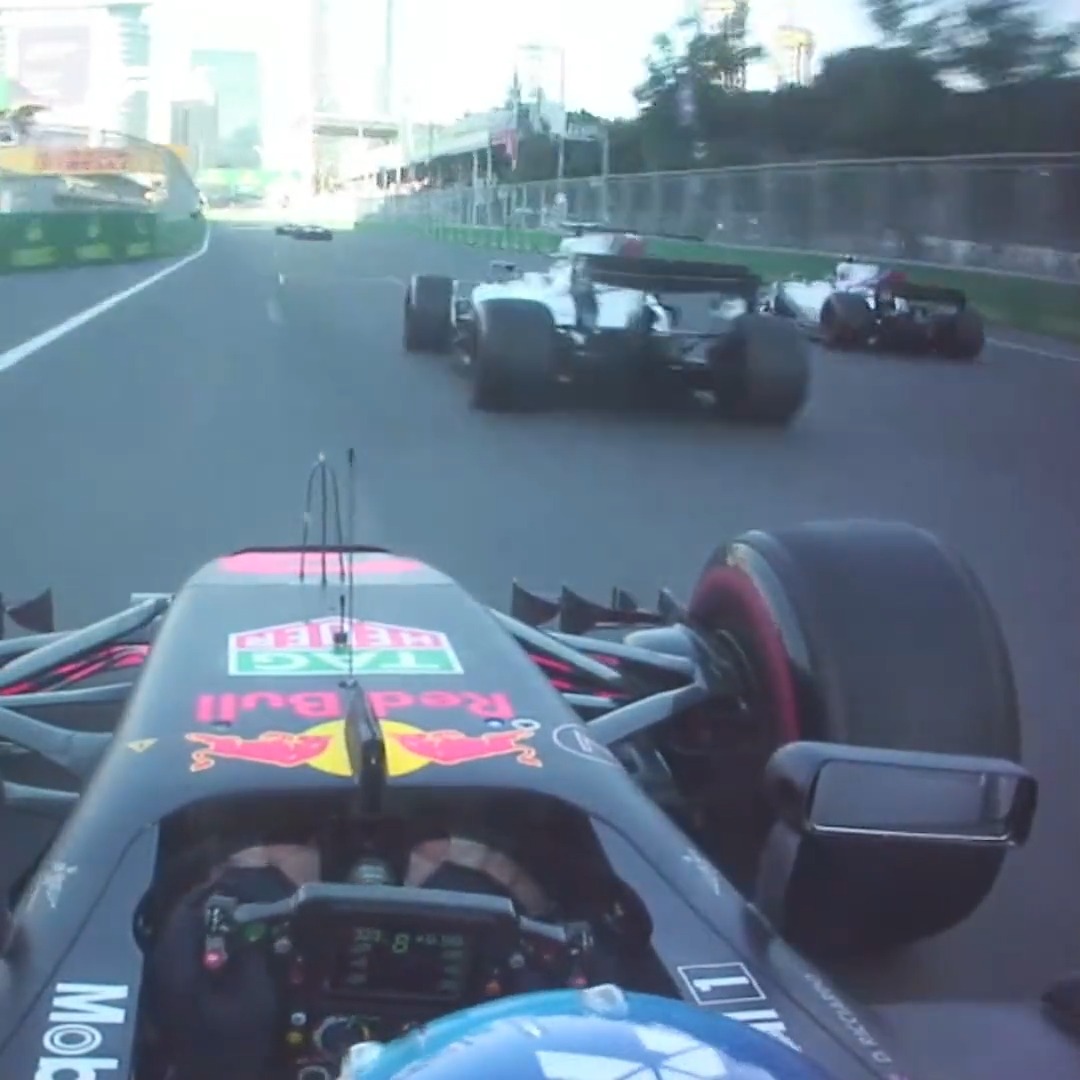 When Daniel Ricciardo licks a stamp he properly sends it! This mega triple overtake will always deliver 🤩 #AzerbaijanGP #F1
