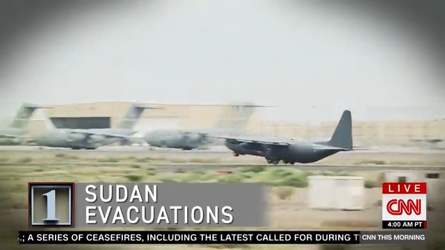 A daring U.S. special op in Sudan... President Biden preparing to launch his 2024 bid... an American Airlines plane engine catching fire in the air. 5 Things to know this morning: