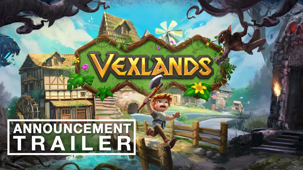 Explore the Cursed Lands of Vexlands! Each newly opened space reveals: 🪙Loot 🪵Resources ⚔️Dungeons 🧟Monsters Build your village, craft equipment &amp; uncover relics to learn the curse's origin. Vexlands: In Development by Apogee. Wishlist on Steam: